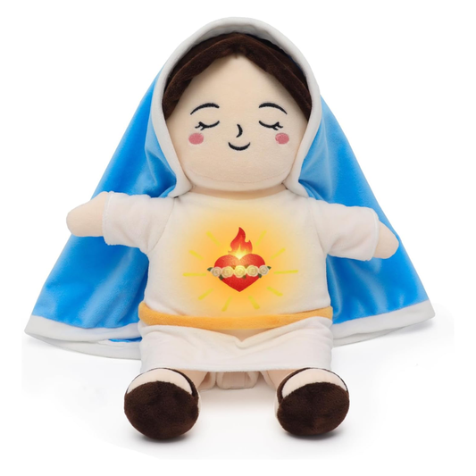 Peluche Anti-Estrés que Respira Virgen Maria™